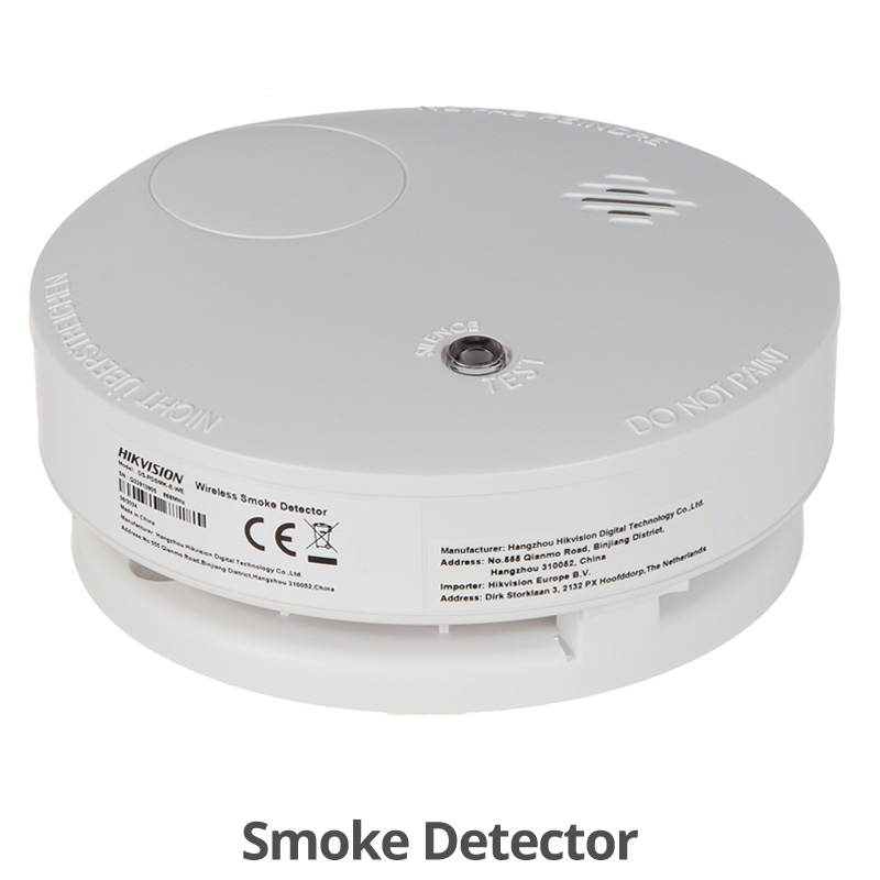 HIKVISION DS-PDSMK-E-WE - Αμφίδρομος Ασύρματος Ανιχνευτής καπνού (Φωτοηλεκτρικός), για πίνακες AX PRO