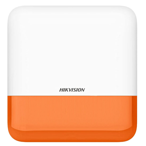 Hikvision DS-PS1-E-WE (ORANGE) - Αυτόνομη Ασύρματη Πιεζοηλεκτρική Σειρήνα Εξωτερικού Χώρου (Πορτοκαλί)