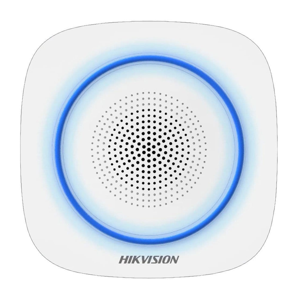 HIKVISION DS-PS1-I-WE(B) (ΜΠΛΕ) - Αυτόνομη Ασύρματη Σειρήνα Εσωτερικού Χώρου, με ΜΠΛΕ φωτεινή ένδειξη
