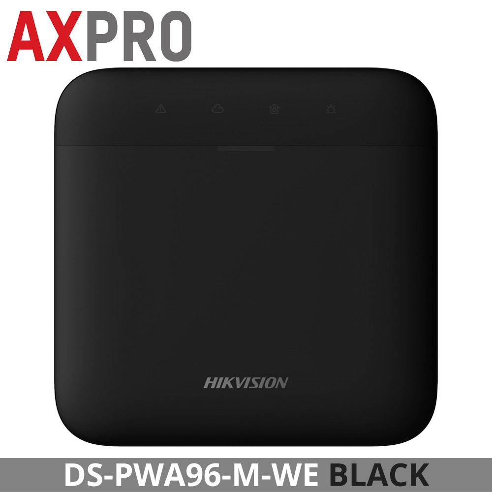 Hikvision DS-PWA96-M-WE BLACK - Ασύρματη Κεντρική Μονάδα AX PRO 96 Ζωνών με LAN, Wi-Fi, 3G/4G (2xSIM) και Proximity Reader