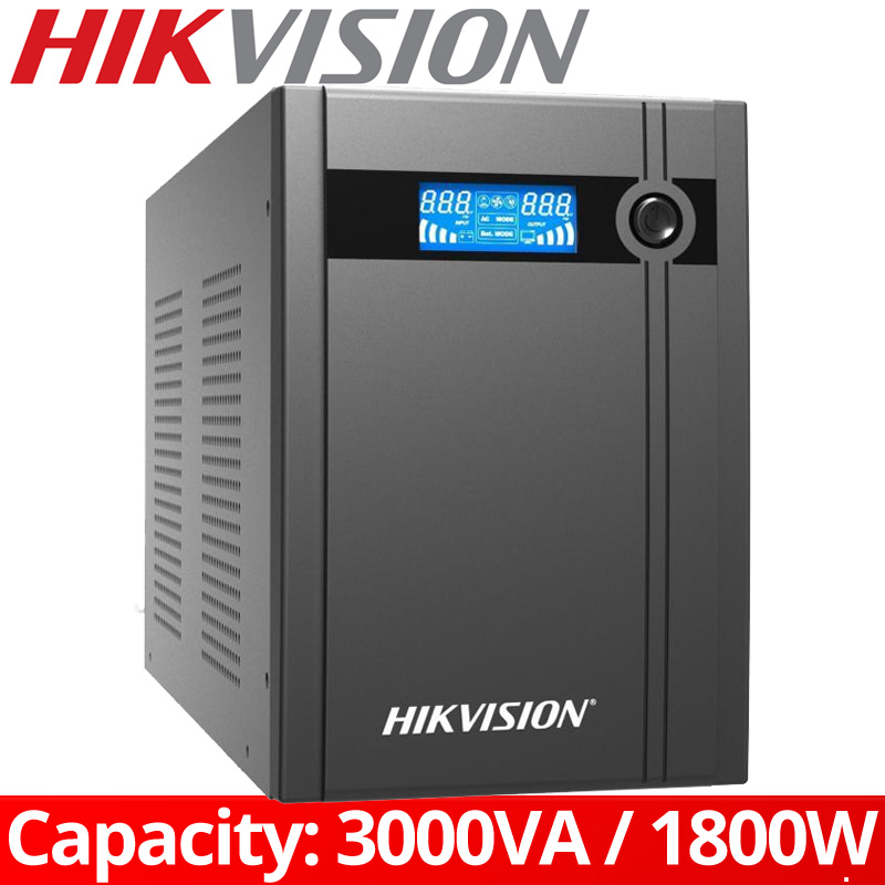 HIKVISION DS-UPS3000 - Line Interactive UPS 3000VA / 1800W με εξόδους 4 πρίζες σούκο & AVR
