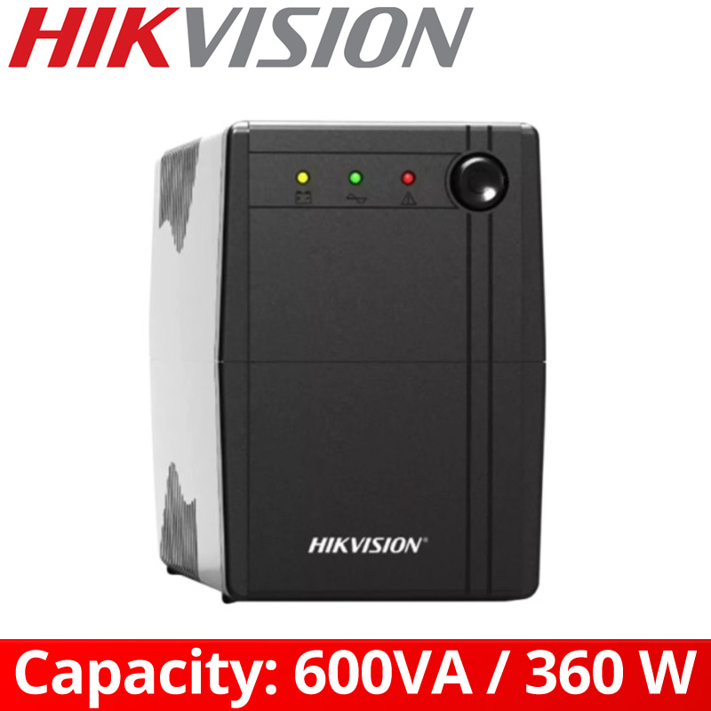 HIKVISION DS-UPS600  - Line Interactive UPS 600VA / 360W με εξόδους 2 πρίζες σούκο
