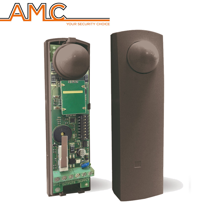 AMC DT-16 (ΚΑΦΕ) Ανιχνευτής Κουρτίνας Διπλής Τεχνολογίας (PIR+MW) για πόρτες και παράθυρα