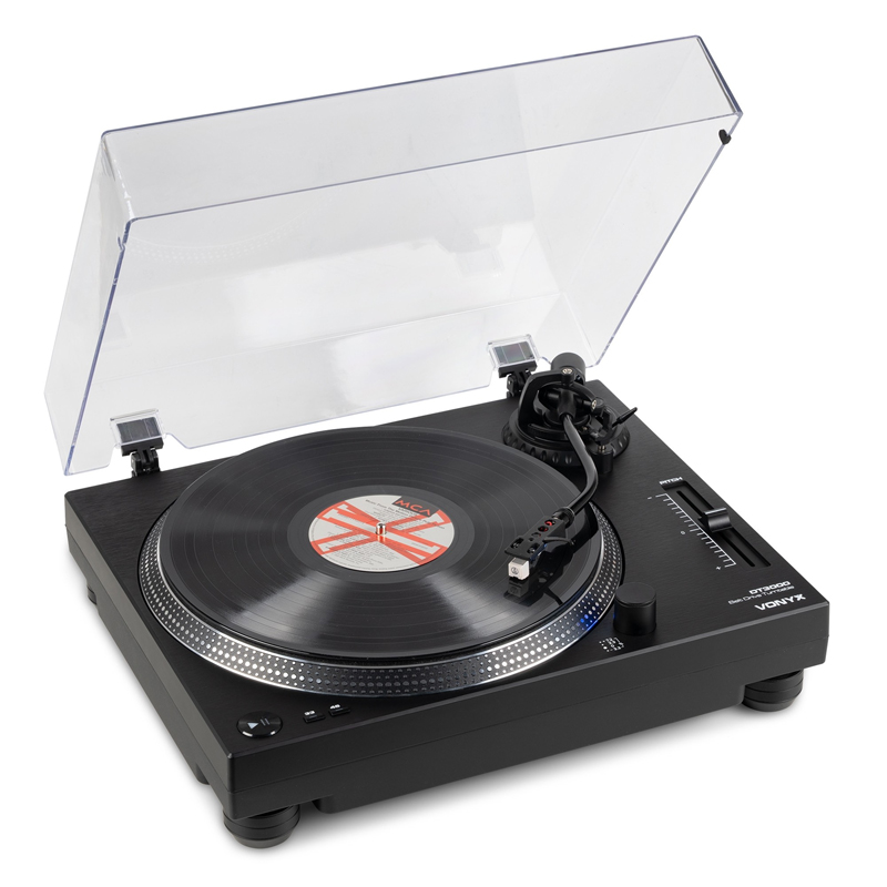 VONYX DT3000 Πικάπ Belt Drive με Αλουμινένιο Platter, USB, Phono Preamp (Μαύρο) 172.811