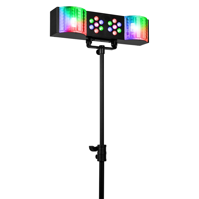 FuZZIX DerbyStar1 LED Party Light Effect Wash και Derby RGB με Τρίποδο και Τηλεχειριστήριο 153.016