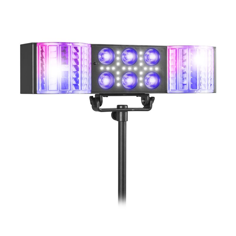 FuZZIX DerbyStar2 LED Party Light Effect PAR-UV και Derby RGB με Τρίποδο και Τηλεχειριστήριο 153.018