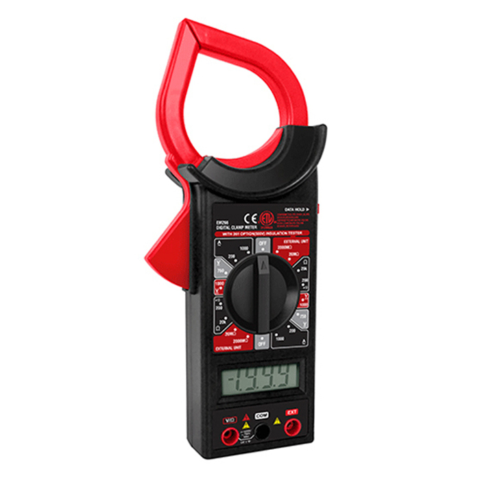 E-SUN EM-266 Ψηφιακή Αμπεροτσιμπίδα με ακροδέκτες