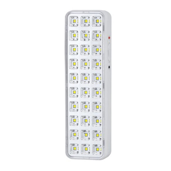 EML-630 Επαναφορτιζόμενο Φωτιστικό ασφαλείας με 30 LED