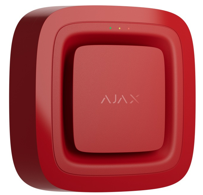AJAX EN54 FireProtect (Sounder) Red Ασύρματη Σειρήνα Πυροπροστασίας 100dB IP54, με πιστοποίηση EN 54 (Κόκκινη)