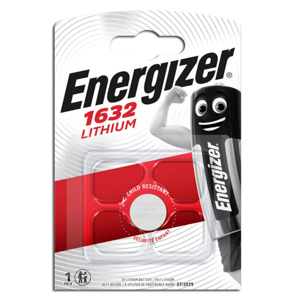 ENERGIZER CR1632 Μπαταρία Λιθίου 3V 1Τμχ 