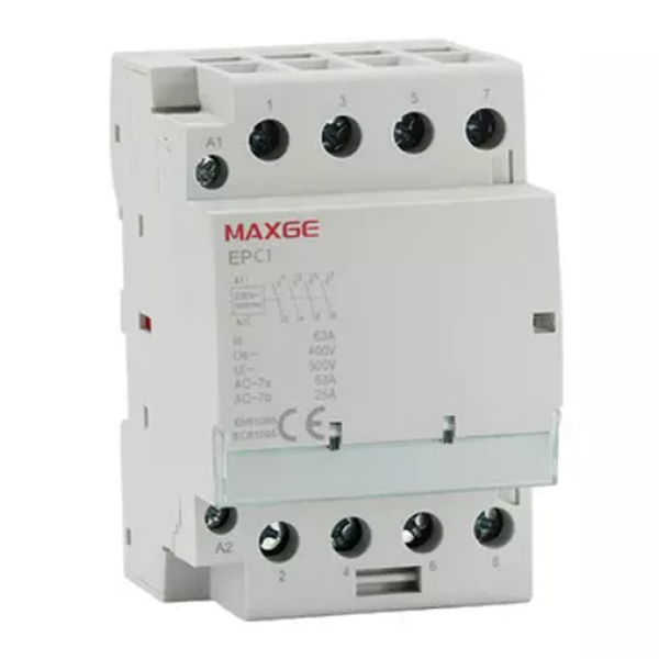 MAXGE EPC1-6340 Relay Φορτίου Ράγας 4P 4NO 63A 230VAC [01.077.0803]