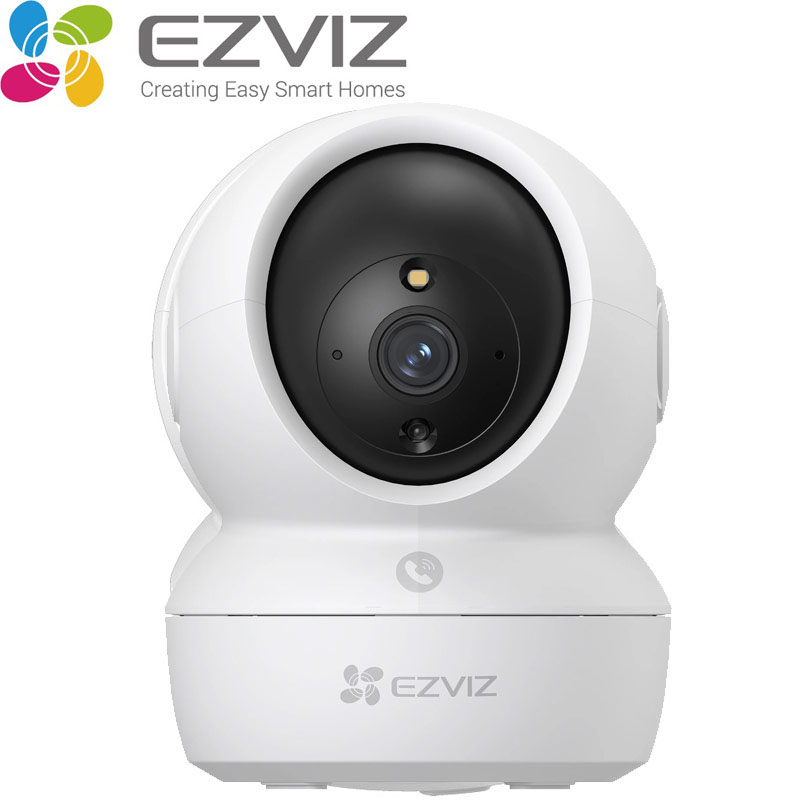 EZVIZ H6c Pro 2K Έξυπνη Εσωτερική Περιστροφική Κάμερα Wi-Fi 3MP Με Μπουτόν Κλήσης