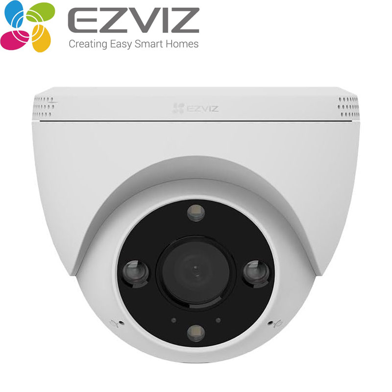 EZVIZ H4 2K (CS-H4-R201-1H3WKFL) Ασύρματη - Ενσύρματη Αδιάβροχη WiFi Dome IP Κάμερα 3MP, Color Night Vision, Mic/Speaker, microSD, H.265