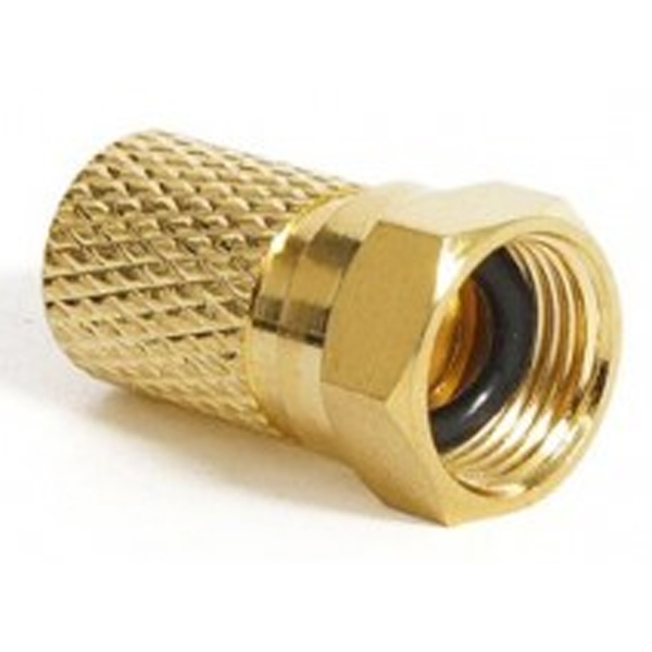 LOKMANN F03-70G Φις τύπου F 7mm με O-ring - Χρυσό