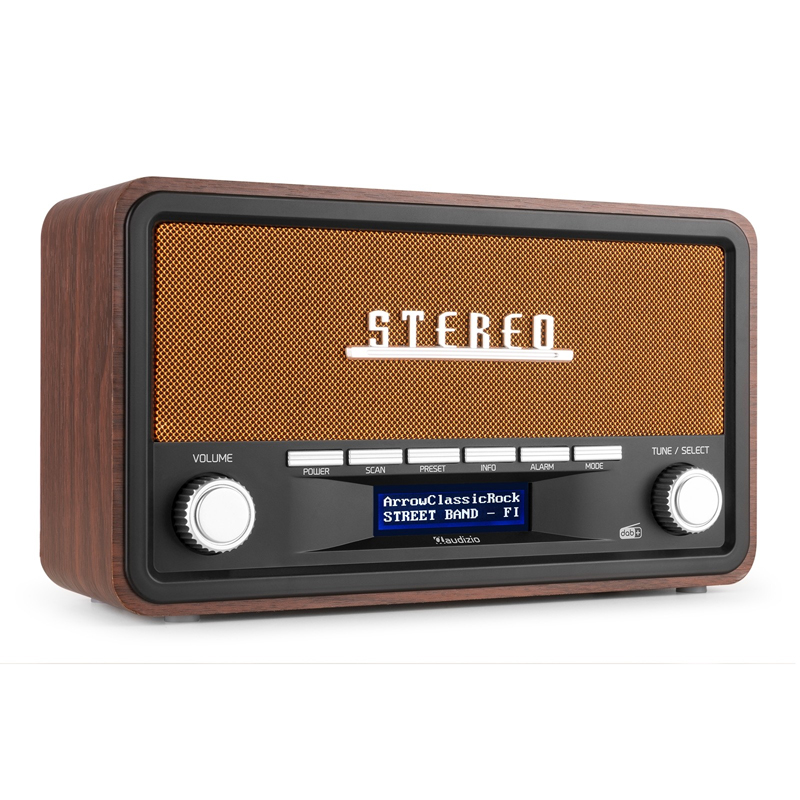 AUDIZIO FOGGIA COPPER Retro Ραδιόφωνο DAB+, FM, Bluetooth και Alarm, Wake up, Φορητό 102.426