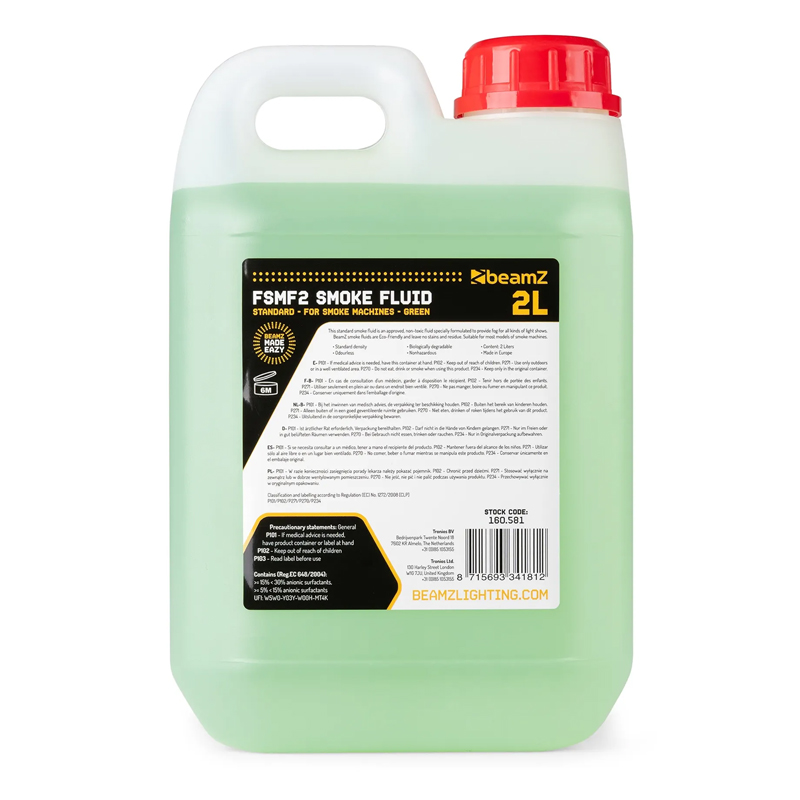 BEAMZ FSMF2E-G Υγρό μηχανής καπνού 2lt Standard Πράσινο 160.581