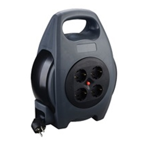 GEH-035 Μπαλαντέζα στροφείο 20 μέτρων με 4 πρίζες Ασφαλείας και καλώδιο 3x1.5mm²