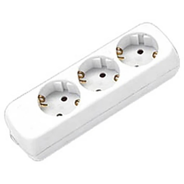 OEM GES-035 Πολύπριζο Σούκο 3 θέσεων χωρίς καλώδιο KFG/HGI