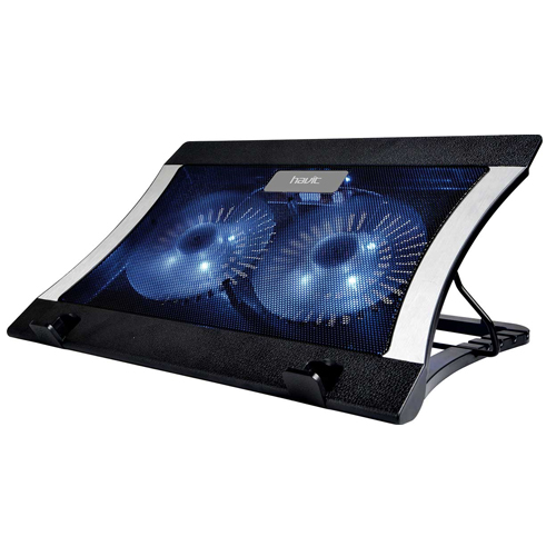 HAVIT HV-F2051 Notebook cooler Βάση Στήριξης και Ψύξης με 2 ανεμιστήρες για Laptop έως 17''