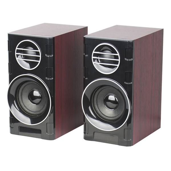 HT-2031 R Σετ ηχείων 2.0 με τροφοδοσία USB 2x 3.0W σε Κόκκινο