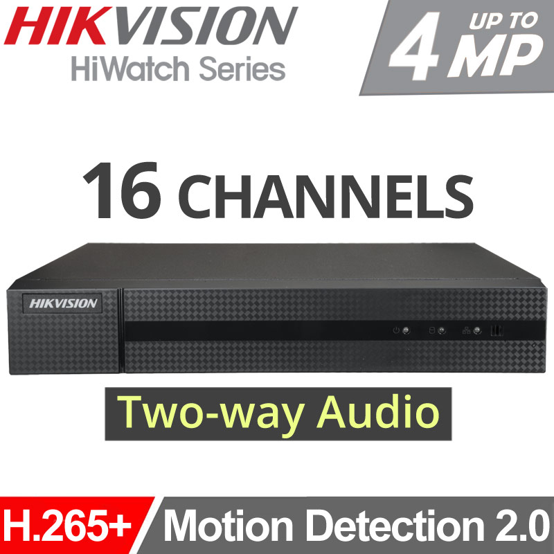 HIKVISION HiWatch HWD-6116MH/T Καταγραφικό DVR 16 Καμερών, Motion Detection 2.0,Two-Way Audio
