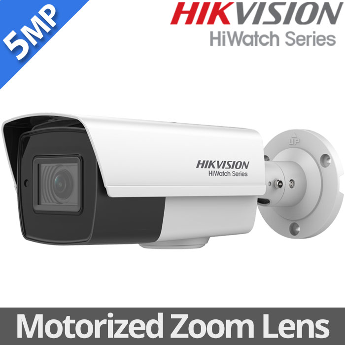 HIKVISION HiWatch HWT-B350-Z Κάμερα Bullet 5Mpixels, Motorized Zoom Lens 2.7~13.5mm, 4in1, IP67, Smart IR 40m