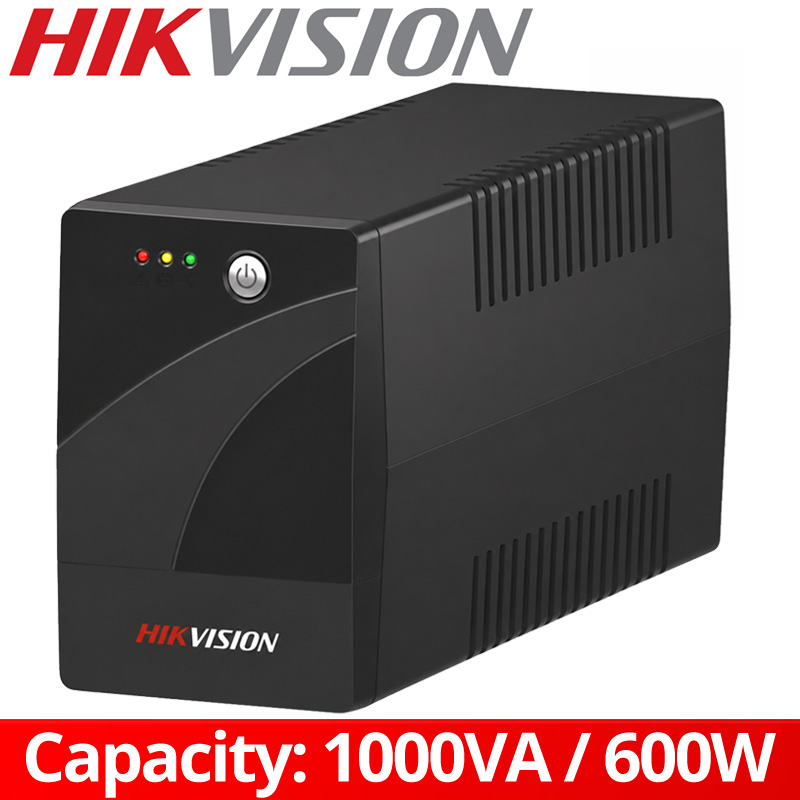 HIKVISION DS-UPS1000-R/EU - Line Interactive UPS 1000VA / 600W με εξόδους 2 πρίζες σούκο