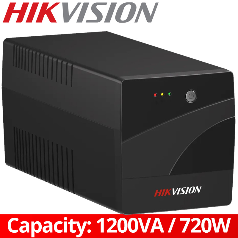 HIKVISION DS-UPS1200-R - Line Interactive UPS 1200VA / 720W με εξόδους 4 πρίζες σούκο
