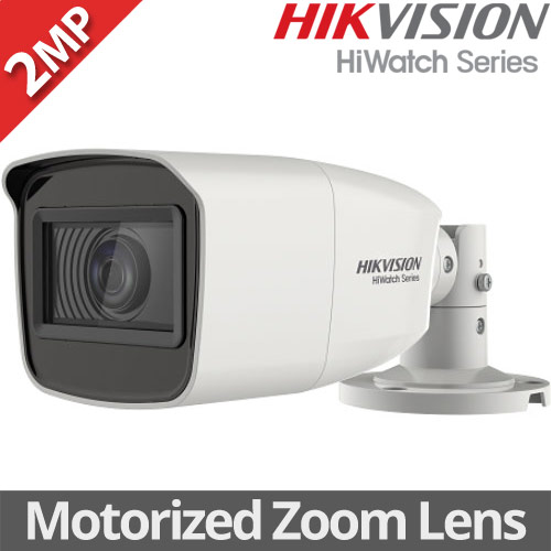 HIKVISION HiWatch HWT-B323-Z Κάμερα Bullet 2Mpixels 1080p, Motorized Zoom Lens 2.7~13.5mm, 4in1, IP66, Smart IR 70m