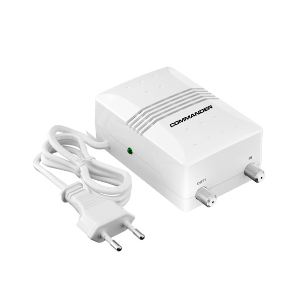 COMMANDER INAMP-1100 Ενισχυτής Τηλεόρασης Εσωτερικού Χώρου 1xIn 1xOut 30dB με Φίλτρο 4G/5G