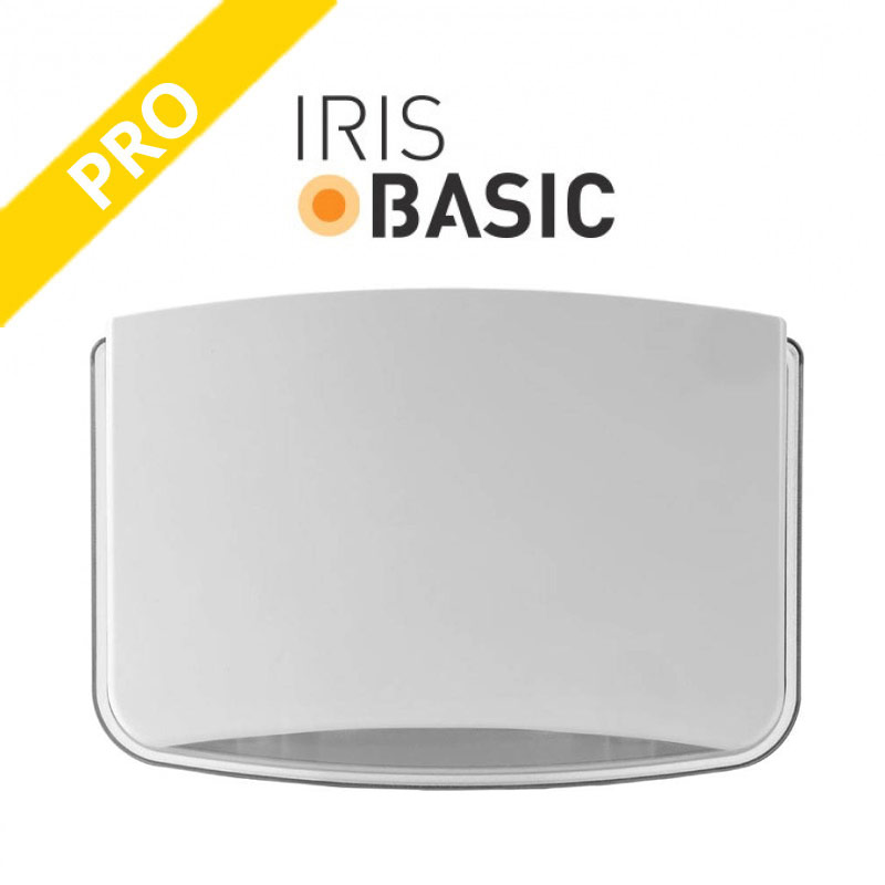 Sigma IRIS BASIC/WH Αυτόνομη σειρήνα με LED Flash Λευκού χρώματος, ισχύς 122dB, με μεταλλικό καπάκι