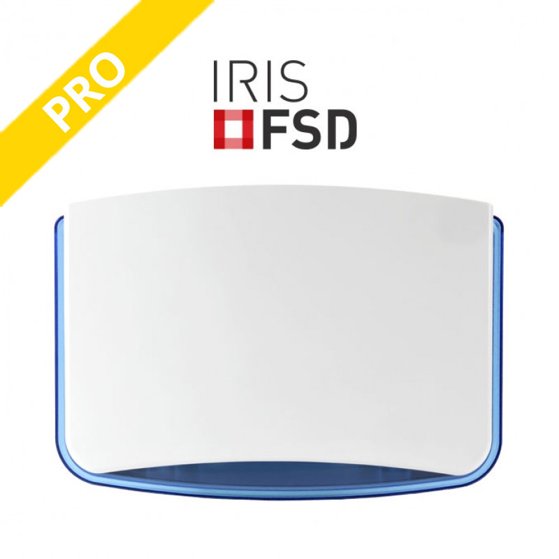 Sigma IRIS FSD/B Aυτόνομη αυτοπροστατευόμενη σειρήνα ΑΝΤΙΑΦΡΟΥ με ΜΠΛΕ φλας 122dB