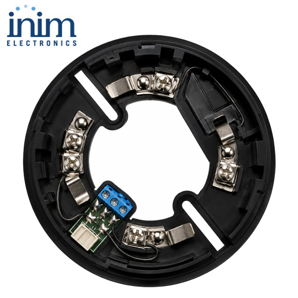 INIM EB0020/B (Black) Βάση πυρανιχνευτών με ρελέ για κέντρα συναγερμού, EB-0020 σε Μαύρο Χρώμα