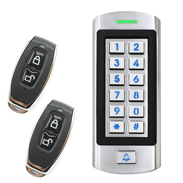 Secukey K10-RC Αυτόνομο Πληκτρολόγιο Ελέγχου Πρόσβασης με RFID, 1 ρελέ, πλήκτρο Κουδουνιου και 2 ασύρματα τηλεχειριστήρια