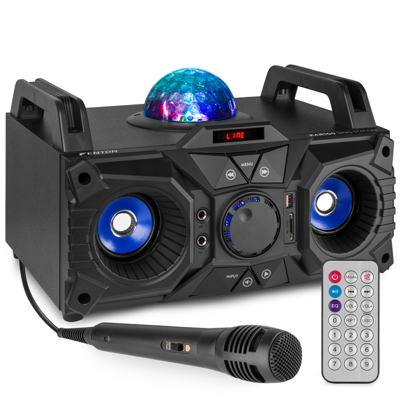 FENTON KAR100 Sing Station Επαναφορτιζόμενο 100 Watt Max με AUX/ SD/ USB/ Bluetooth 178.340