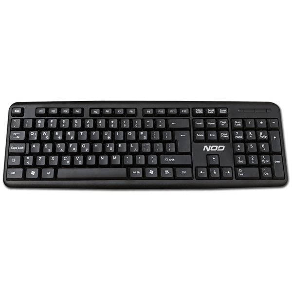 NOD KBD-004 K-Board Λεπτό Πληκτρολόγιο PS/2 - USB με ελληνικούς χαρακτήρες