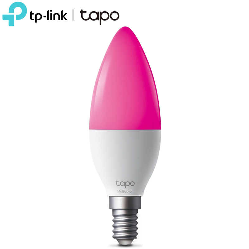 TP-LINK Tapo L430C (V1.0) Smart LED Bulb (E14) Multicolor, 2500-6500K, Wi-Fi, 470Lm 5W, Brightness & Color Dimmable  
