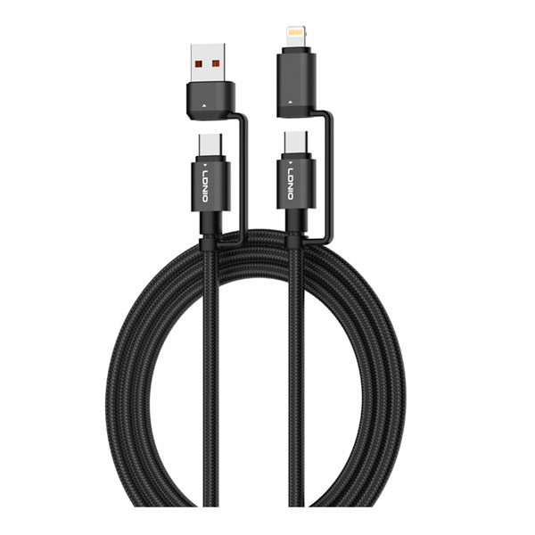 LDNIO LC16 – Καλώδιο USB 4 σε 1, 65W, 1.2m