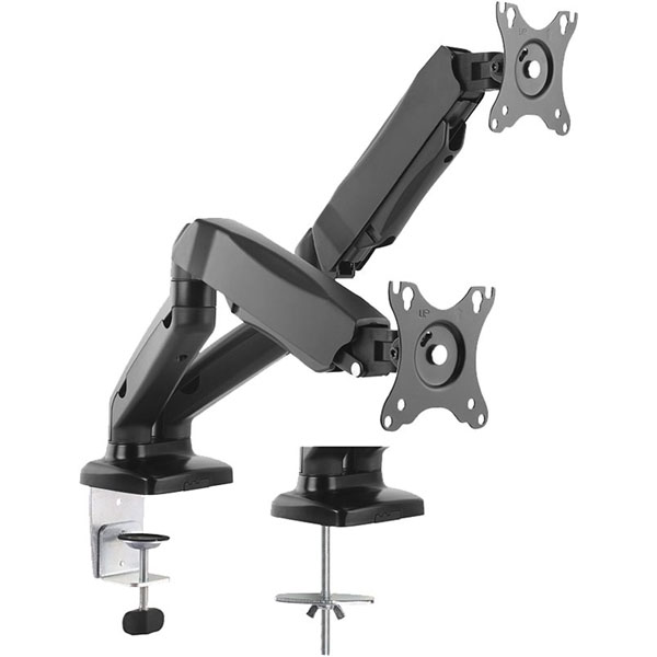 BRATECK LDT13-C024 Επιτραπέζια Βάση στήριξης για 2x Monitor 17" - 32" 