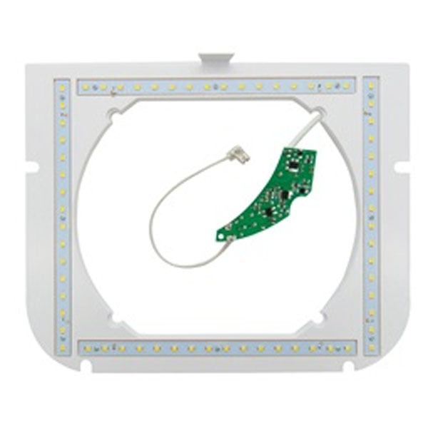 LED 10W 730 LM 6020 BYN 60SMD Λάμπα LED Μεγενθυτικού Φακού Σετ με Τροφοδοτικό και Βάση 6020 BYN 