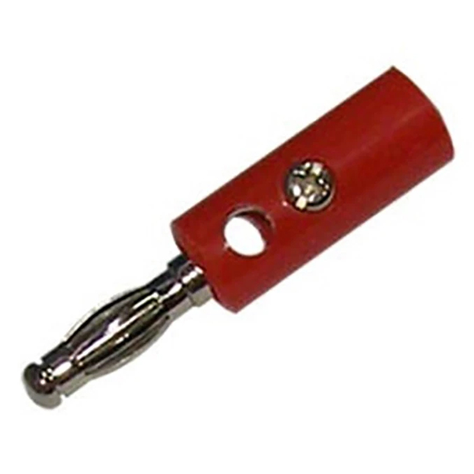 BP011A R Μπανάνα κόκκινη αρσενική πλαστική με τρύπα (XJ-B005/R) LZ