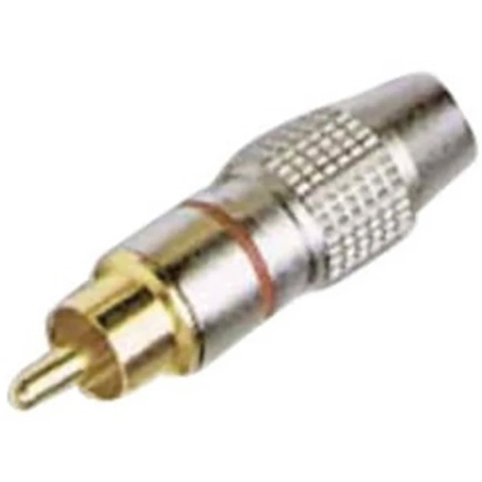 LZ523R RCA Αρσενικό αλουμινίου 7mm Κόκκινο Y1902-009