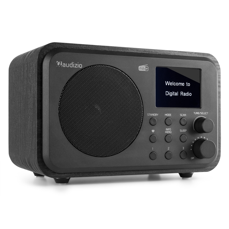 AUDIZIO MILAN BLACK Επαναφορτιζόμενο Ραδιόφωνο DAB+ FM με Bluetooth 102.212