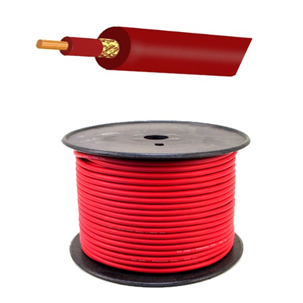 MPE-16R_100 ΚΟΚΚΙΝΟ Καλώδιο Μικροφώνου MONO 6mm (Kουλούρα 100 μέτρων)