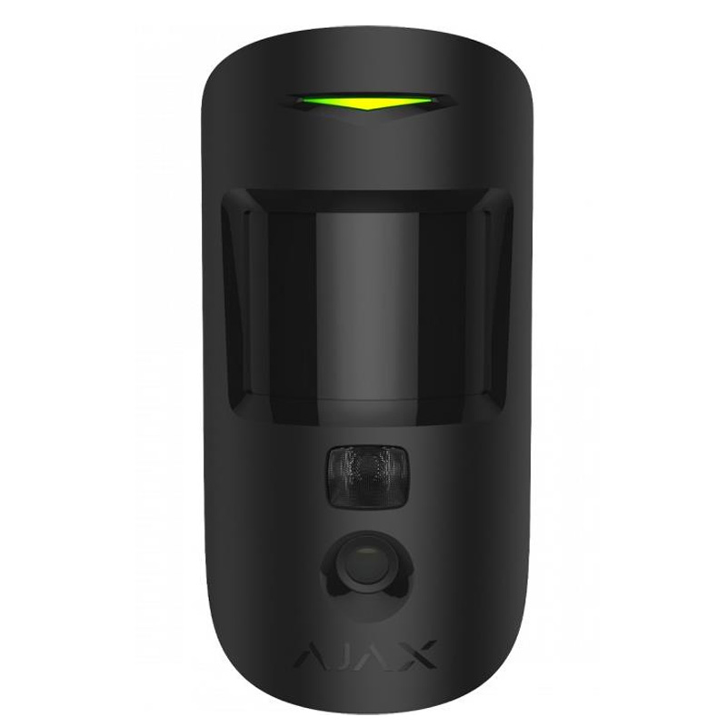 AJAX MOTION CAM BLACK - Ασύρματος Ανιχνευτής Κίνησης με Ενσωματωμένη Κάμερα, Λευκός, Pet immunity