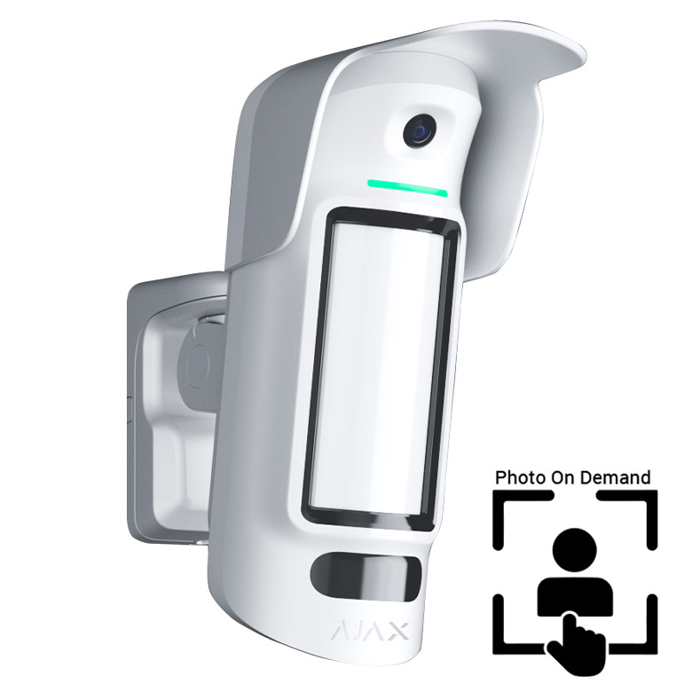 AJAX MotionCam Outdoor HighMount (PhOD) Ασύρματος Εξωτερικός Ανιχνευτής PIR & Antimasking Υψηλής Τοποθέτησης 2~4m με Κάμερα Επιβεβαίωσης