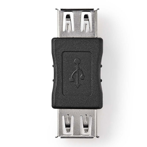 NEDIS CCGB60900BK Αντάπτορας (μούφα) USB 2.0 θηλυκό - USB 2.0 θηλυκό 
