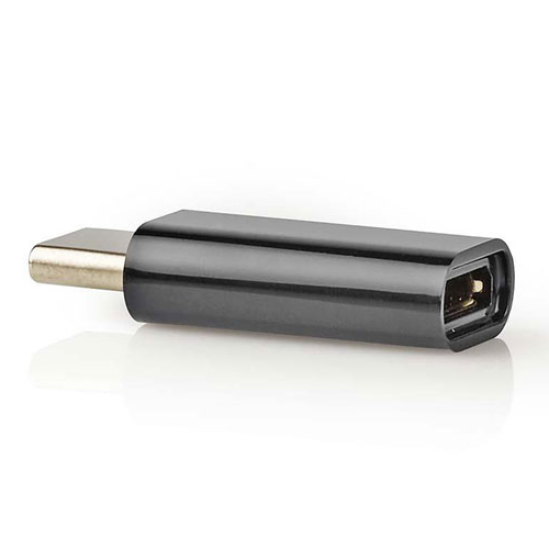 NEDIS CCGP60910BK Αντάπτορας USB 2.0 type-C αρσ. σε micro USB B θηλ.