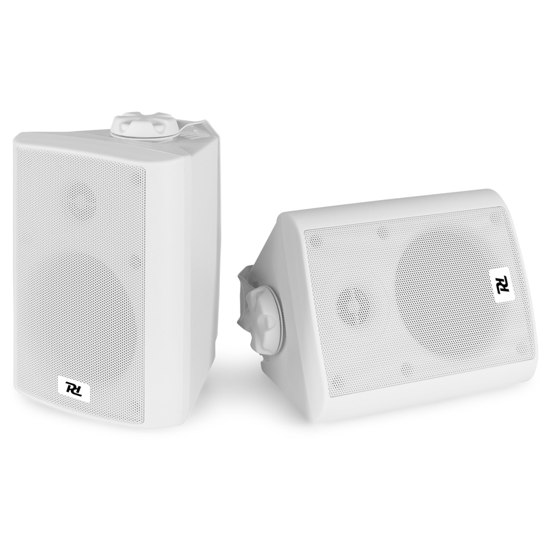 POWER DYNAMICS ODS50W Ζεύγος Ηχείων 2 δρόμων 5" 100 Watt με βάσεις σε Λευκό 100.020