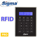 Sigma ORPHEUS KP/B-RFID Πληκτρολόγιο RFID αφής με φωτιζόμενα πλήκτρα και LCD οθόνη μπλέ χρώματος